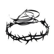 Gothic Black Lace Velvet Thorn Necklace For Women Fashion Punk Choker Necklace Halloween Party Chokers Necklaces Jewelry Gifts