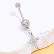 1PC Crystal Steel Belly Piercings Navel Piercing Sexy Piercing Ear Piercings Navel Earring Body Jewelry Rhinestone Body Ring