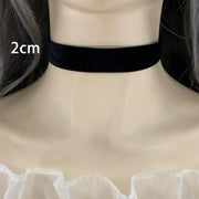 Gothic Style Black Velvet Choker Necklaces Rope Women Tattoo Necklace Neck Decoration Short Chocker Jewelry On The Neck Collar