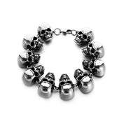 Retro Gothic Domineering Skull Bracelet Suitable for Men's Creative Personality Punk Rock Jewelry Accessories