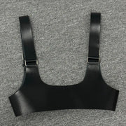 Corset Belt U Leather Harness Top Wide Waistband Street Style Punk Belt Chest Corset Leather Adjustable Gothic Suspender Female