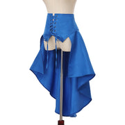 Medieval Skirt Women Victorian Burlesque Mermaid Skirt Gothic Steampunk Punk Corset Bustle Skirts