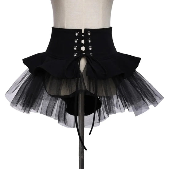 Gothic Corset Skirt Steampunk Irregular Cocktail Merma