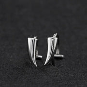 Stainless Steel Gothic Sharp Teeth Lip Clip for Women Men Punk Non Piercing Fake Body Piercing Halloween Jewelry Accessories