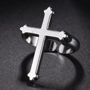 Gothic Teeth Vampire Ring For Men Women Retro Creative Hiphop Half Face Skull Mask Rings Punk Party Jewelry