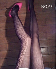 Woman Girls Gothic Cartoon Fishnet Stockings Snake Kuromies Skull Socks Mesh Tights Panties Lolita Plus Size Pantyhose Leggings