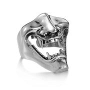 Gothic Teeth Vampire Ring For Men Women Retro Creative Hiphop Half Face Skull Mask Rings Punk Party Jewelry