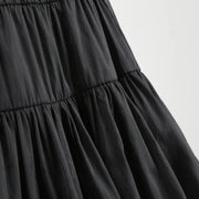 Gothic Style Black Dress Wensday Party Ball Gown Children Halloween Cosplay Adams Family Costume