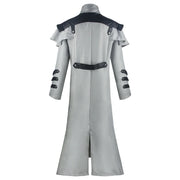 Vintage Medieval Long Trench Coat Gothic Double Breasted Jacket Men's Steampunk Overcoat Victorian Cosplay Tailcoat