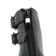 Gdgydh Goth Style Women Block Heels for Halloween Fashion Buckle Strap Dress Pumps Platform Mary Jane Shoes Stylish Back Zipper