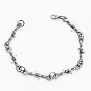 Hip-hop Gothic Punk Small Wire Brambles Iron Unisex Choker Bracelet Women Style Barbed Wire Little Thorns Bracelet Choker Gifts