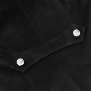 Gothic Women's Mid-Length Coat - Autumn/Winter Stylish Slim Trench Coat Dark-Style Stand-Collar Court Tailcoat