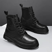 Men's Ankle Boots, Retro British High-top Men's Boots, High-quality Leather Shoes, 2025 New Style Outdoor Men's Motorcycle Boots
